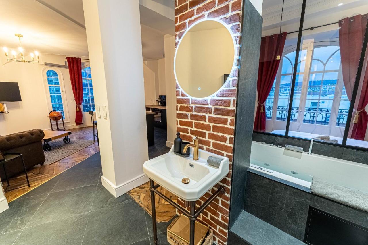 Jacuzzi-Nice Quartier Des Musiciens-Loft エクステリア 写真